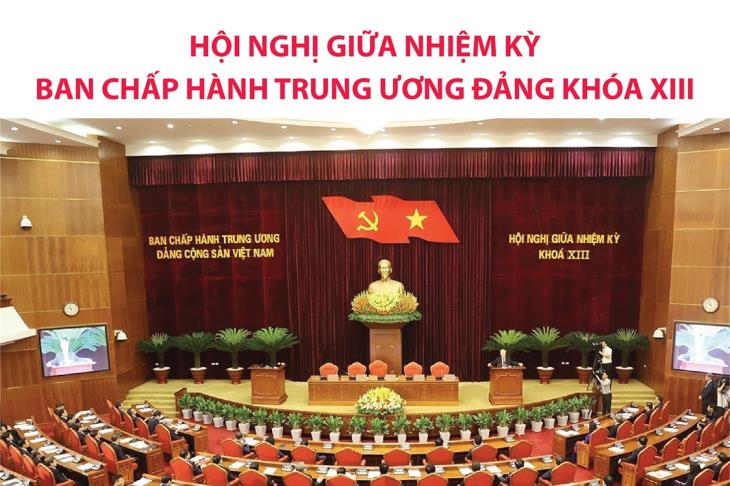 Hội nghị Ban Chấp hành Trung ương Đảng giữa nhiệm kỳ khóa XIII thành công tốt đẹp